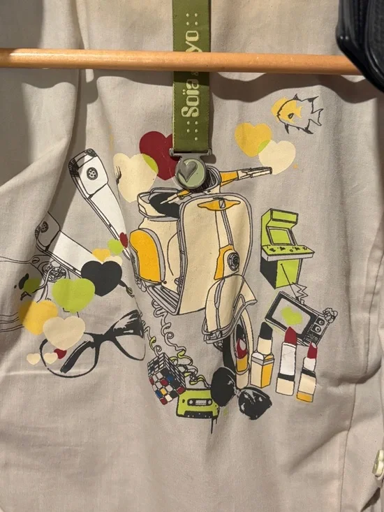 Soia & Kyo Black Genuine Leather Jacket XS Hip Length Button Front Designer - Picture 11 of 14